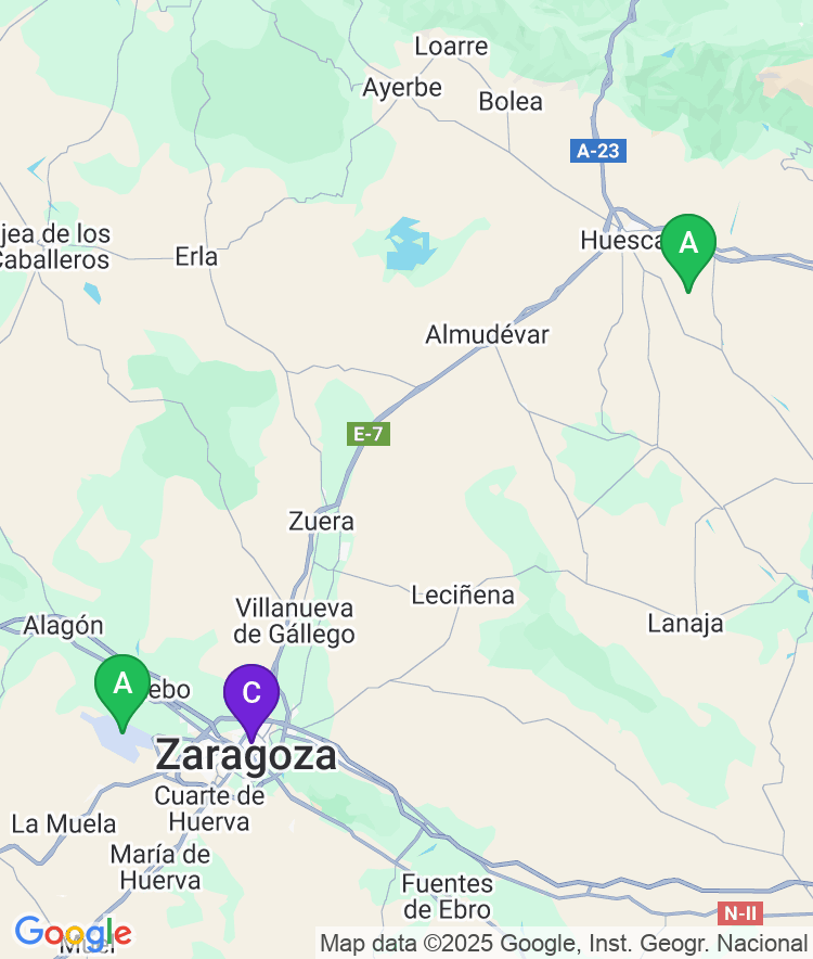 Zaragoza Available Airport Options